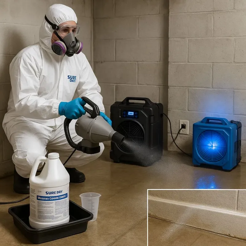 Sanitization and Odor Removal process in Huntington, VA