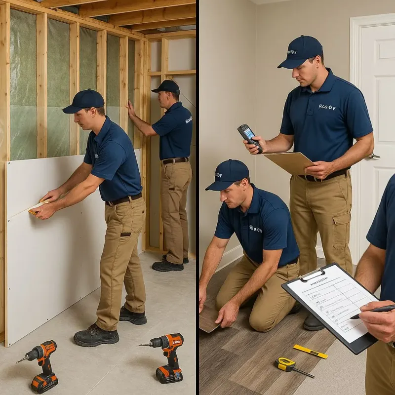 Repairs and Reconstruction process in Huntington, VA